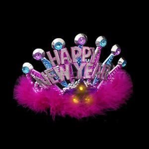 Fun Central C582 LED Happy New Year Tiara Kit Toy