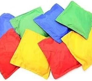 Oojami Nylon Bean Bags Toy Assorted 5 Inches by 5 Inches, 12