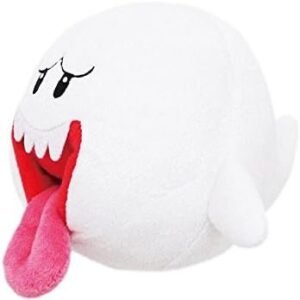 Little Buddy Super Mario All Star Collection 1428 Ghost Boo Stuffed Plush,