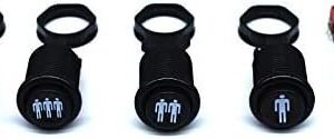 Arcity 4 Pcs HAPP Arcade Game Player Start Push Button 1P 2P