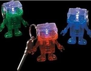 Shop Zoombie Robot Keychain Light-Up 12 Pack Assorted Plus 1 Triangle Vortex