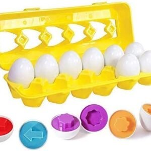 AinDen Matching Eggs, Toddler Toys - Educational Color & Recognition Skills Study