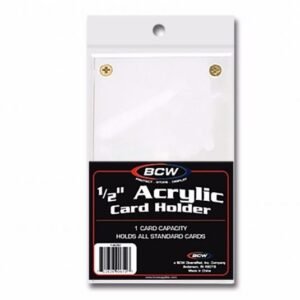 BCW 1-A050 1/2 in. Acrylic Card Holder Kit Toy Fun