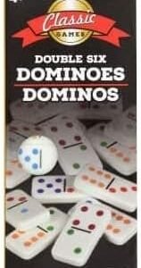 Dominos Double Six Color Dot by Greenbrier Kit Toy Fun