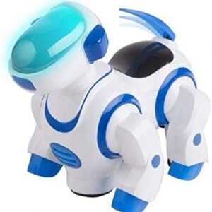 Kids Tech VA90024 Interactive Robotic Dog, Bump & Go, Lights Up Toy,