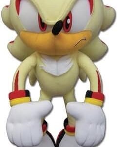 GE Animation Great Eastern GE-52631 Sonic The Hedgehog Super Shadow Stuffed Plush,