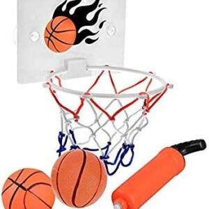 SEISSO Mini Basketball Hoop and Balls-Bedroom Bathroom Toilet Office Desktop Mini Basketball