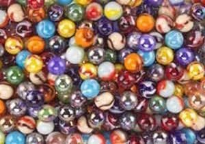 Mega Marbles SET OF 48 ASSORTED BULK - 5/8 PLAYER MARBLES