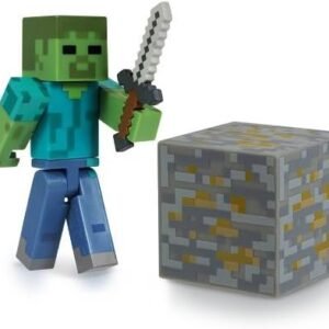 Minecraft Core Zombie Figure Pack Kit Toy Fun Kids Set