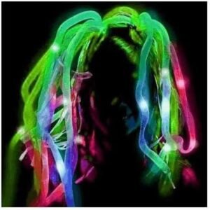 blinkee UV Reactive LED Noodle Headband Flashing Dreads by Kit