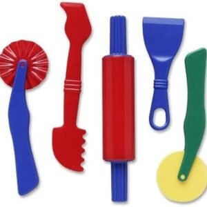 Creativity Street Dough Tools, 5 Assorted Patterns, 5 to 8, 5 Pieces