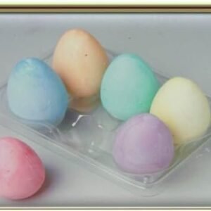 Party America Egg-Shaped Sidewalk Chalk Kit Toy Fun Kids Pack