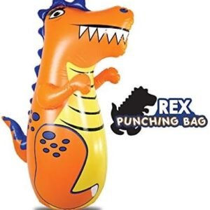 J&As Inflatable Dudes T-Rex Dinosaur 47 Inches - Bop Bag Kids Punching
