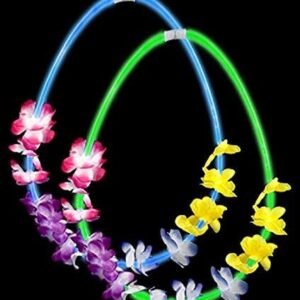 Fun Central 12 Pieces - 22 Inches Glow in The Dark Flower