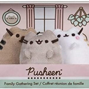 GUND Pusheen Family Gathering Collector Set of 3 Plush Stuffed Animal Cats