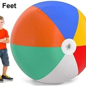 Top Race Giant Inflatable Beach Balls 5 Feet Pool Ball, Beach Summer