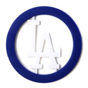 Chewbeads MLB Gameday Teether, 100% Safe Silicone - Los Angeles Dodgers