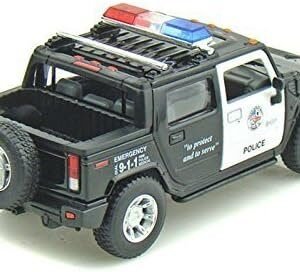 Diecast Cars Hammer H2 SUT Police Toy Cars 140 Kit