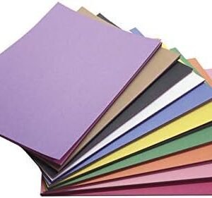 Childcraft Construction Paper, 9 x 12 Inches, Assorted Colors, 500 Sheets -