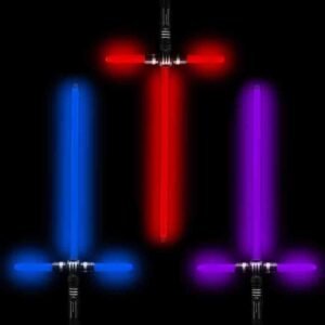 27 Inches LED Light Up Tri-Saber Sword Toy with Sound for Kids