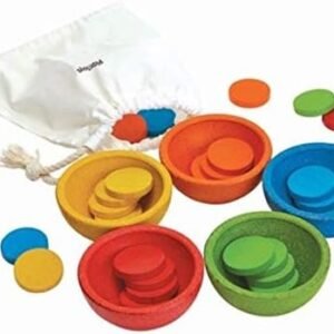 PlanToys 5360 Sort & Count Cups Baby Toy Kit Fun