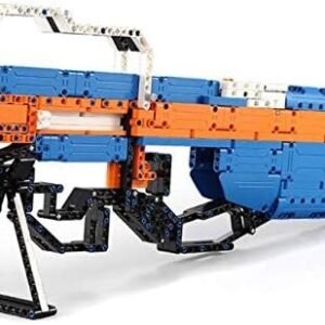 Sams Bestoyz Building Bricks P90 Submachine Toy Gun, DIY Assembled Blocks Building