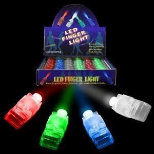 Fun Central AR803 LED Finger Lights - Assorted Colors 40 Count
