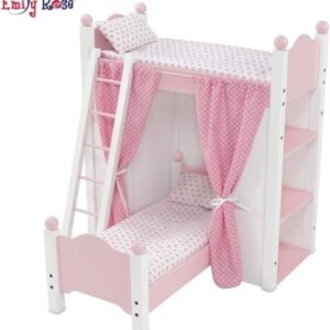 Emily Rose 18 Inch Doll Bed Furniture for American Girl Dolls Loft