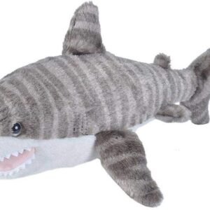 Wild Republic Tiger Shark Plush, Stuffed Animal, Plush Toy, Gifts for Kids,