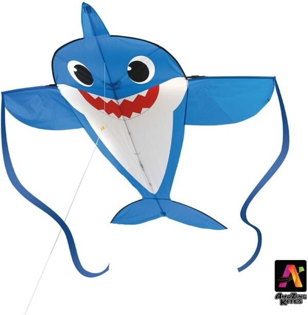 AmaZing Kites 2D Nylon Baby Shark Kite - 65 Tall 5 feet