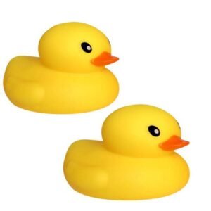 OBTANIM Rubber Bath Duck Toy 4 Inch Yellow Squeak Rubber Ducks for