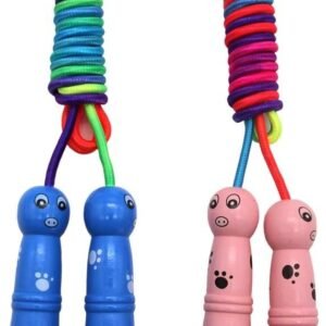 Adjustable Jump Rope for Kids Children Toddler - Rainbow Skipping Rope with