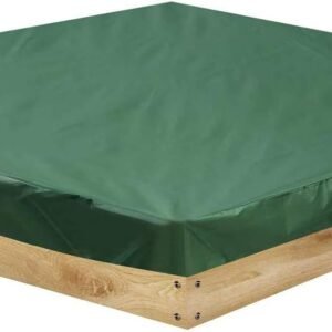 Hexagonal Sandpit Covers with Drawstring, Oxford Cloth Waterproof Dust Protection Sandbox Cover