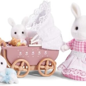 Calico Critters Connor & Kerris Carriage Ride, Doll Playset, Collectible, Ready to