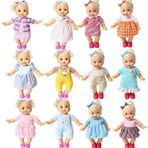 BOBO Clothes Set of 12 for 12-14-16 Inch Alive Lovely Baby Doll