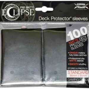 Ultra Pro UPR85601 Eclipse Standard Pro Matte Card Sleeves, Black