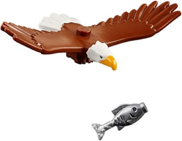 LEGO Outdoor Adventure Minifigure / Animal Bald Eagle with Silver Fish 60202