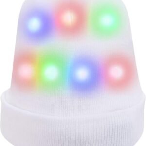 Hpory Light Up Hat for Kids Women Adult Flashing Light Hat LED