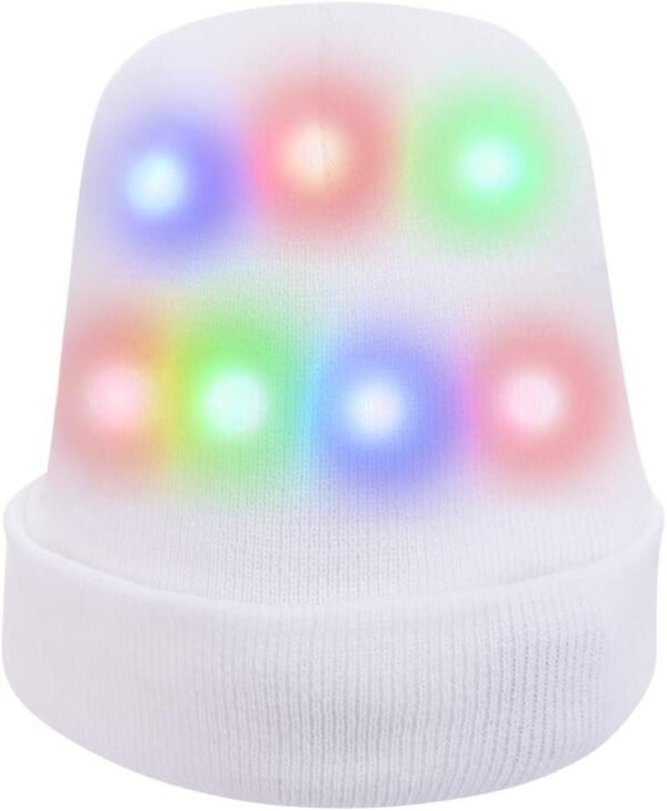Hpory Light Up Hat for Kids Women Adult Flashing Light Hat LED