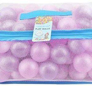 Lightaling 100pcs Pink & Purple Ocean Balls & Pit Balls Soft Plastic