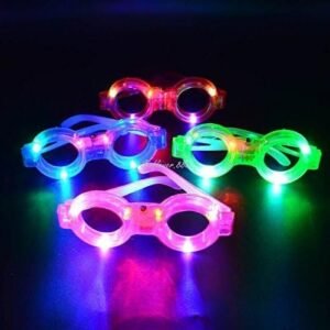 12ct LED Light Up Sunglasses - Flashing Multi Colored Led Glasses Best