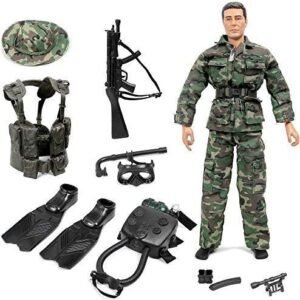 Click N Play Special Ops Navy Seal Swat Team 12 Action Figure