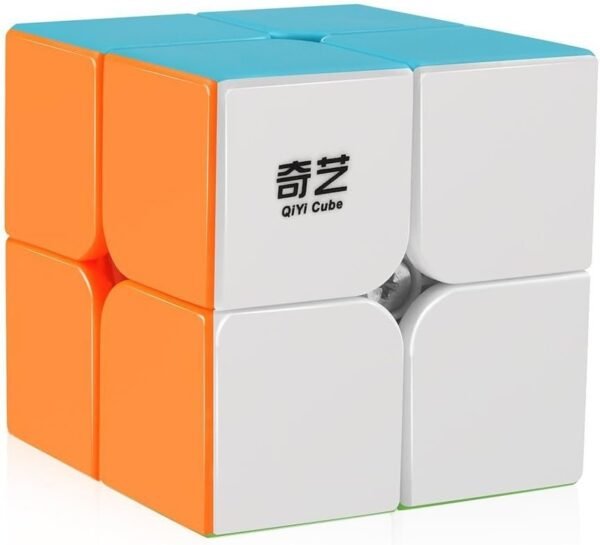 D-FantiX Qiyi Qidi S 2x2 Speed Cube Stickerless Puzzle Cube for Kids