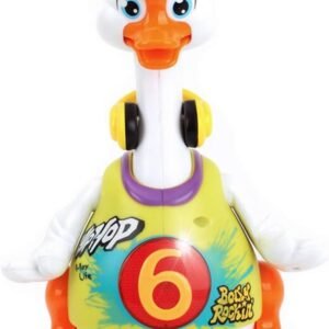 Woby Hip Hop Dancing Walking Swing Goose Musical Educational Gift Toy for