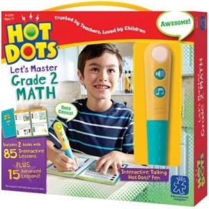 Educational Insights Hot Dots Lets Master 2nd Grade Math Set, Homeschool, 2