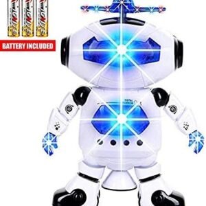Toysery Walking Dancing Robot Toys for Kids - 360 Body Spinning Robot