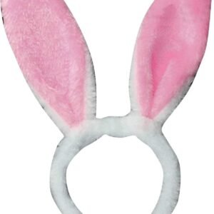 The Electric Mammoth LED Light Up Flashing Soft Bunny Ears Lt Pink
