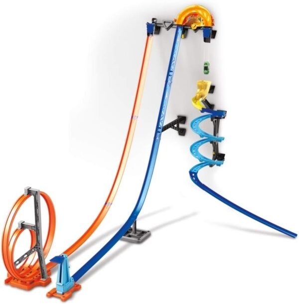 Hot Wheels Track Builder Vertical Launch Kit 50 inches Tall Amazon Exclusive