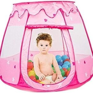 Famoy Folding Pink Princess Play Tent Toddler Ball Pits, Girl Toys Gifts