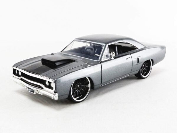 Jada 1970 Plymouth Road Runner Grey Doms Fast & Furious 1/24 Scale